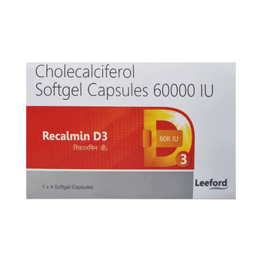 Recalmin D3 60K IU Softgel Capsule