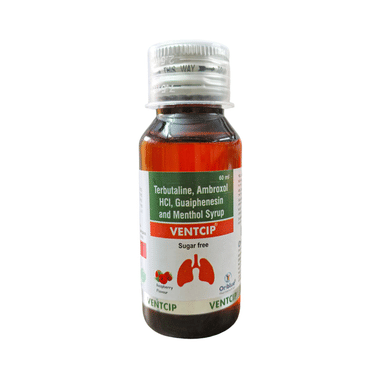 Ventcip Syrup Raspberry Sugar Free