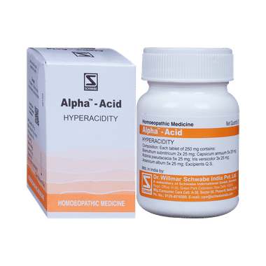 Dr Willmar Schwabe India Alpha - Acid Tablet
