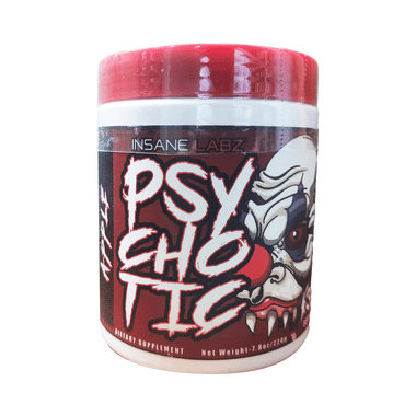 Insane Labz Psychotic Infused Pre-Workout Power House Powder Apple