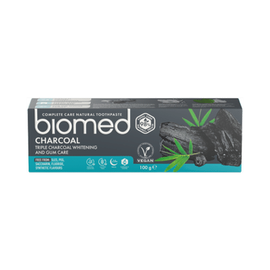 Biomed Complete Care Natural Toothpaste (100gm Each) Charcoal