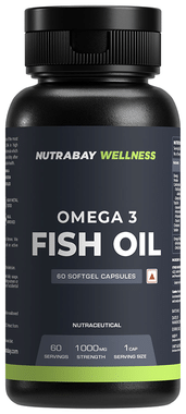 Nutrabay Wellness Omega 3 Fish Oil Capsule