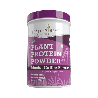 Healthy Hey Nutrition Vegan Plant Protein Powder Mocha Coffee