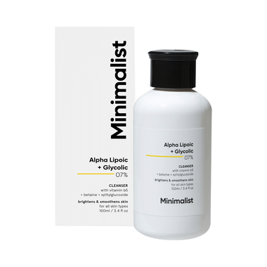 Minimalist Alpha Lipoic + Glycolic 7% Cleanser | Brightens & Smoothens Skin