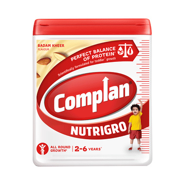 Nutrigro By Complan Protein | 2 To 6 Years | Flavour Badam Kheer