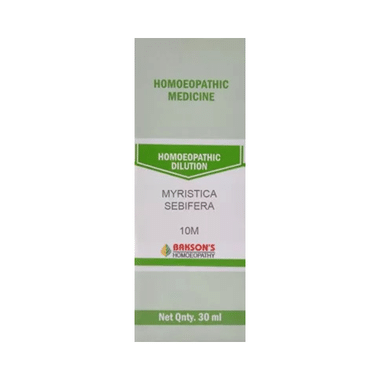 Bakson's Homoeopathy Myristica Sebifera Dilution 10M