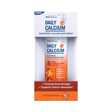 ActivWomen Daily Calcium Supplement Orange Sugar Free