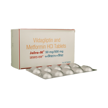 Jalra-M  50mg/500mg Tablet