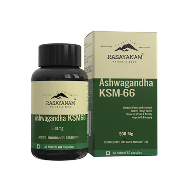 Rasayanam Ashwagandha KSM 66 500mg Capsule