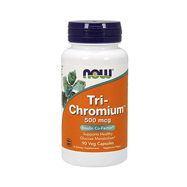 Now Foods Tri-Chromium 500mcg Veg Capsule