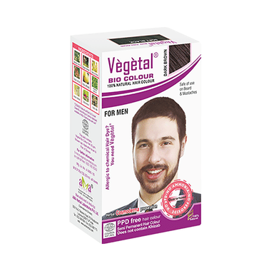 Vegetal Hair Colour For Men Dark Brown