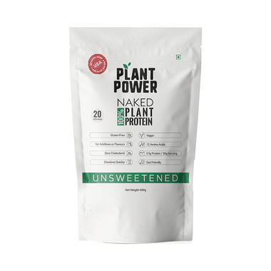 Plant Power 100% Naked Plant Protein Unsweetened