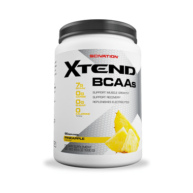 Scivation Xtend BCAA Powder With Electrolytes| For Muscle Growth & Recovery | Flavour Pineapple