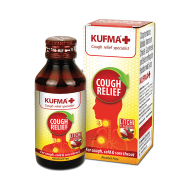 Kufma Plus Cough Relief Syrup Litchi