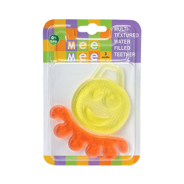 Mee Mee Multi-Textured Water Filled Teether Yellow Pack Of 2