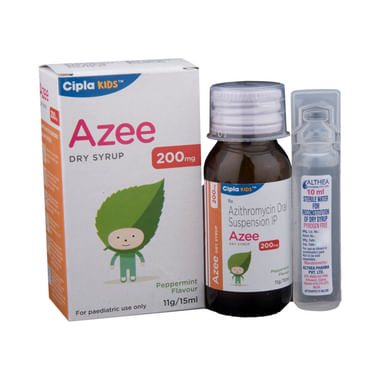 Azee 200mg Dry Syrup Peppermint