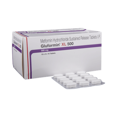 Gluformin XL 500 Tablet