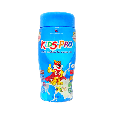 Kids-Pro Protein With DHA, Pre & Probiotics | For Growing Children | Flavour Vanilla Powder