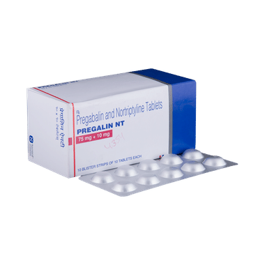 Pregalin NT 75mg/10mg Tablet