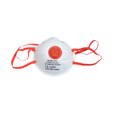 Dominion Care KN95 Anti Pollution Face Mask With Red Breathing Valve