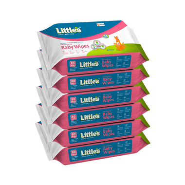 Little's Soft Cleansing Baby Wipes (80 Each)