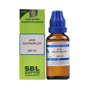 SBL Acid Sulphuricum Dilution 200 CH