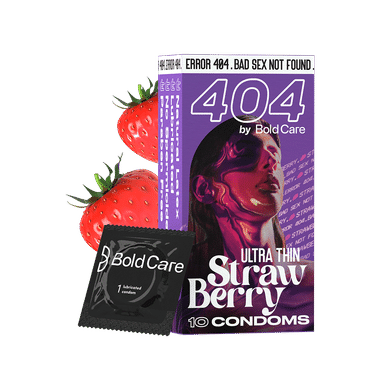 Bold Care 404 By Bold Care Condom Ultra Thin Strawberry