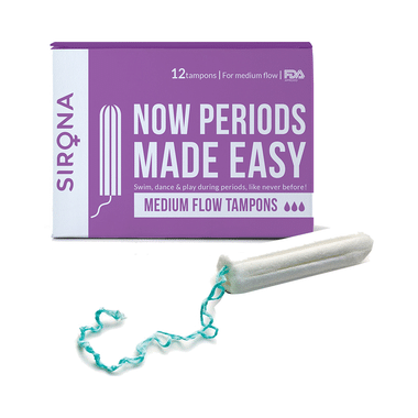 Sirona Now Periods Made Easy Premium Digital Tampons Regular