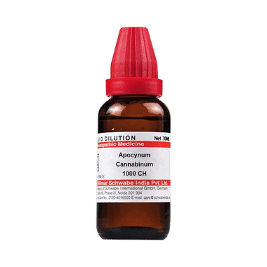 Dr Willmar Schwabe India Apocynum Cannabinum Dilution 1000 CH