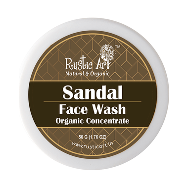 Rustic Art Organic Sandal Concentrate Face Wash