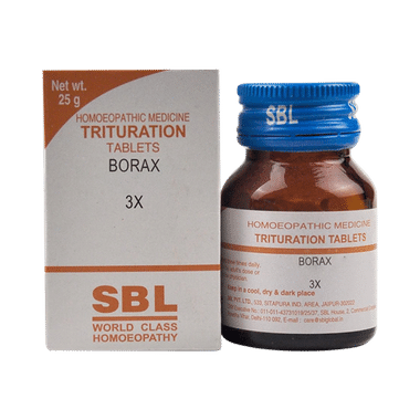 SBL Borax Trituration Tablet 3X