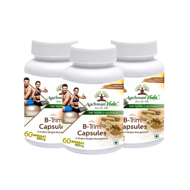 Aachman Veda A Perfect Weight Management B-Trim 500mg Capsule (60 Each)