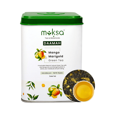 Moksa Daamah Mango Marigold Green Tea