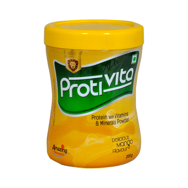 Amazing Research Protivita Protein Powder With Vitamins & Minerals Delicious Mango