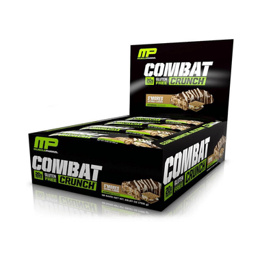 Muscle Pharm Combat Crunch Bars (63g Each) S’mores