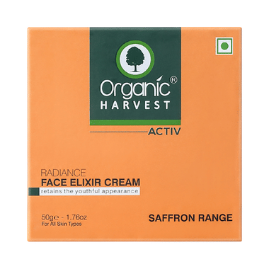 Organic Harvest Radiance Face Elixir Cream
