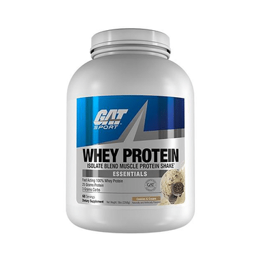 GAT Sport Whey Protein Powder Cookies & Cream