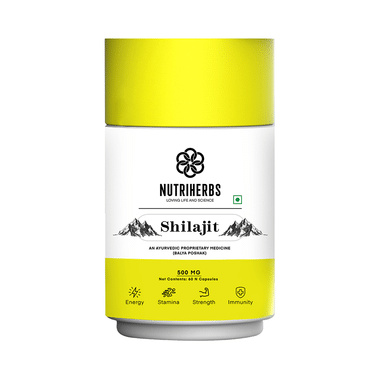 Nutriherbs Shilajit 500mg Capsule