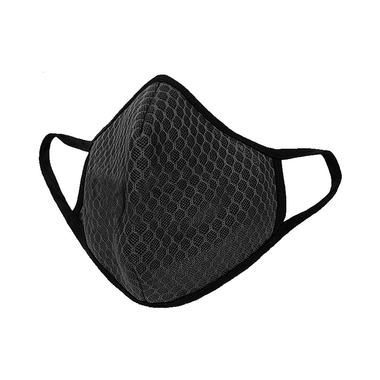 Gentouch Anti Pollution Mask With Dual Layer Filteration Black