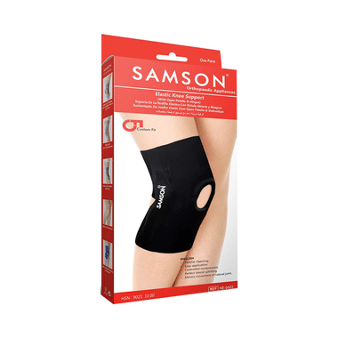 Samson NE0603 Elastic Knee Support Black XL