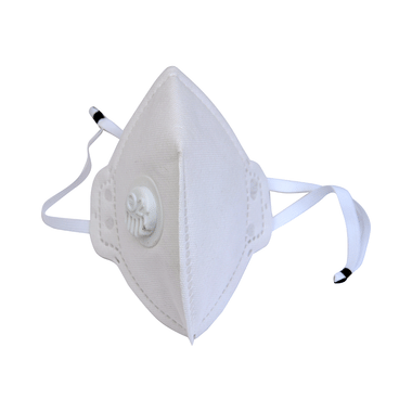 Dominion Care Non Woven 6 Layer Mask With Adjustable Elastic & Nose Pin White