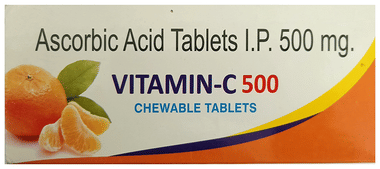 Jackson Vitamin-C 500 Chewable Tablet Jackson Vitamin-C 500 Chewable Tablet