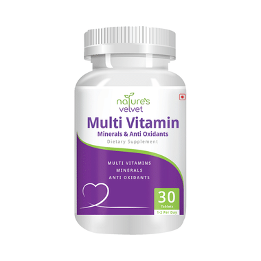 Nature's Velvet Multivitamin, Minerals and Antioxidants Tablet