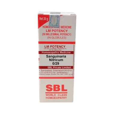 SBL Sanguinaria Nitricum 0/29 LM