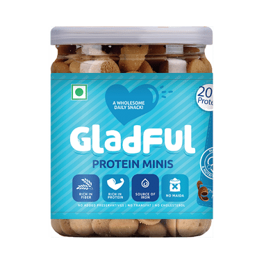 Gladful Protein Minis Cookie (150gm Each) Chocolate