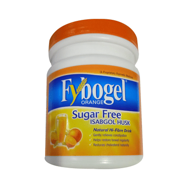 Fybogel  Hi-Fibre Isabgol Husk Sugar-Free Powder | Eases Constipation | Flavour Orange