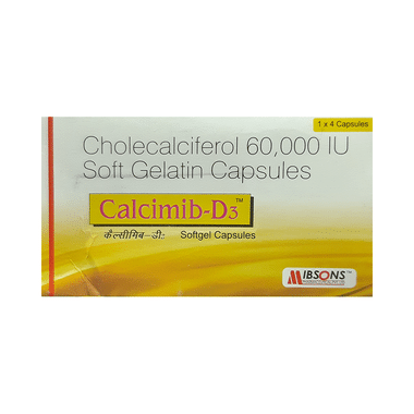 Calcimib -D3 Soft Gelatin Capsule