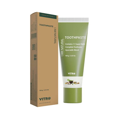 Vitro Naturals I Am Natural Toothpaste For Tooth Care