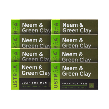 Ustraa Soap (100gm Each) Neem & Green Clay