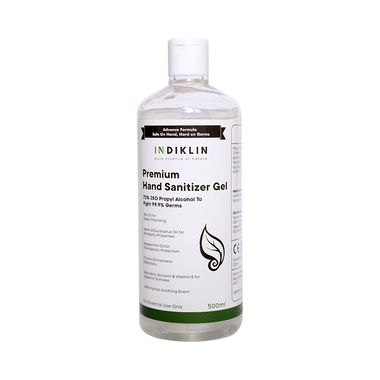 Indiklin Premium Hand Sanitizer Gel (500ml Each) Lemongrass